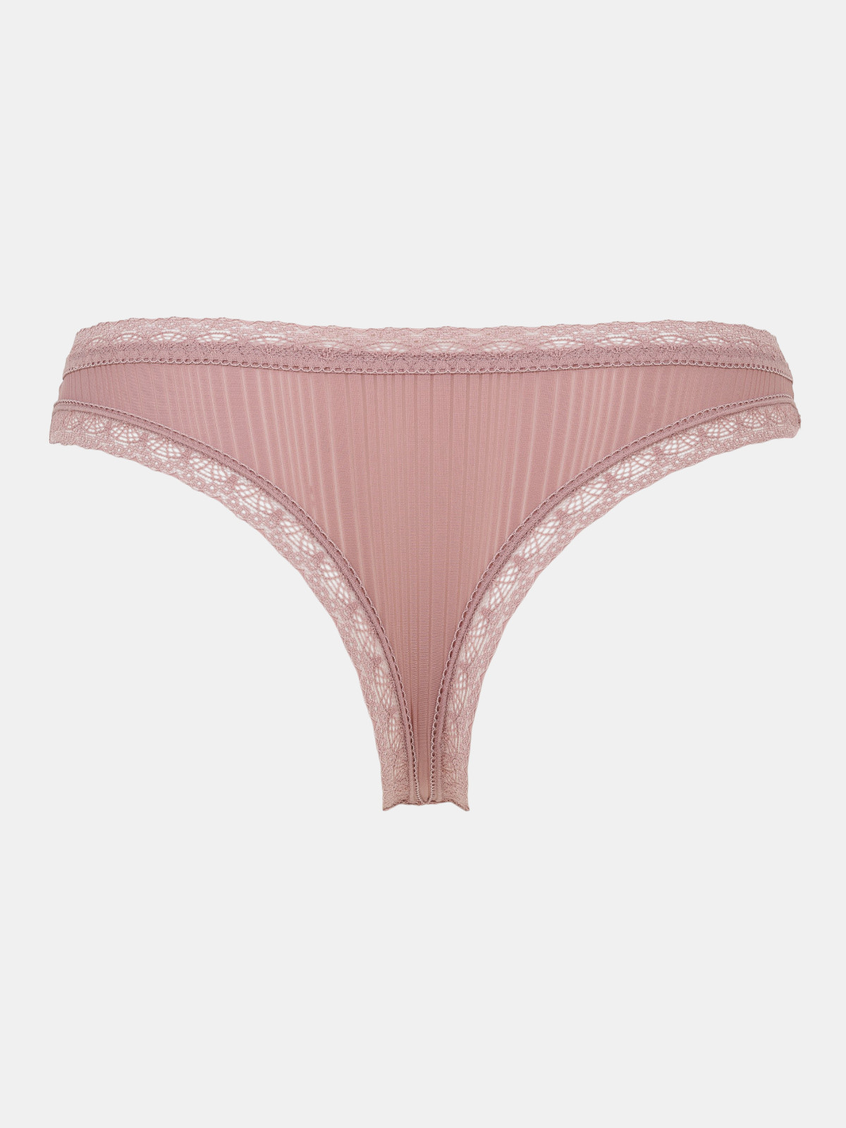 Tanga bi-matière mauve femme (S-XL) Tanga bi-matière mauve femme (S-XL)