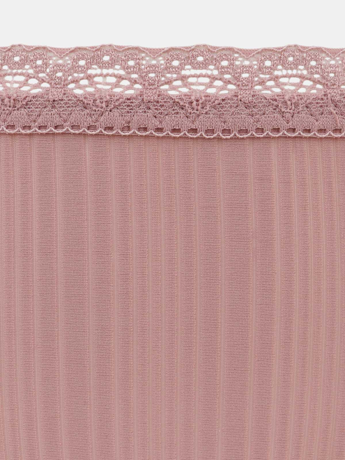Tanga bi-matière mauve femme (S-XL) Tanga bi-matière mauve femme (S-XL)