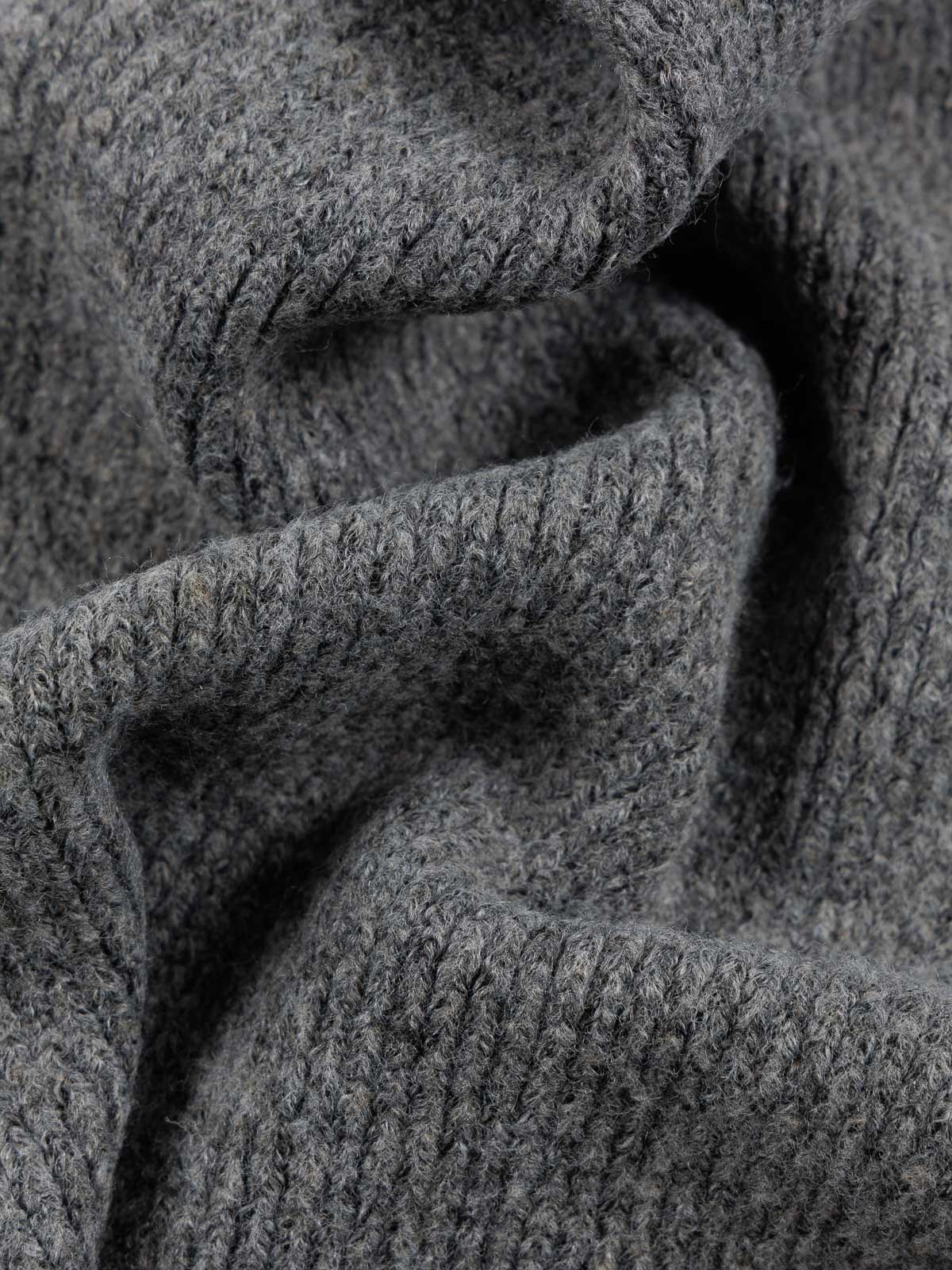 Echarpe basique gris moyen chiné femme