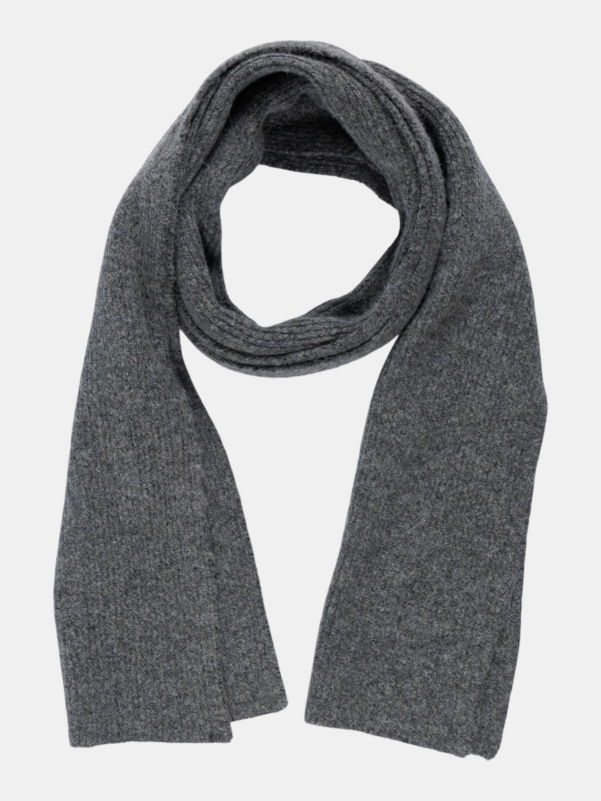Echarpe basique gris moyen chiné femme