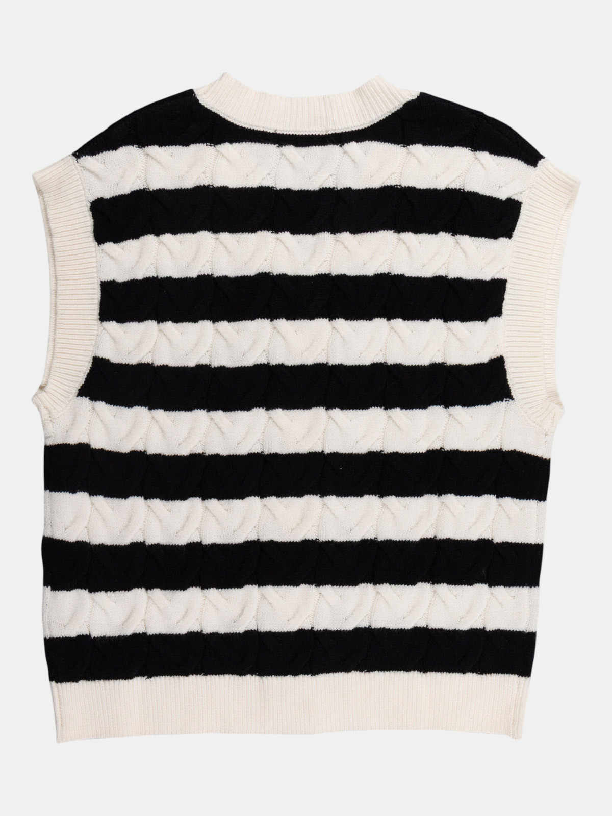 Gilet rayé sans manches fille (XXS-M) Gilet rayé sans manches fille (XXS-M)