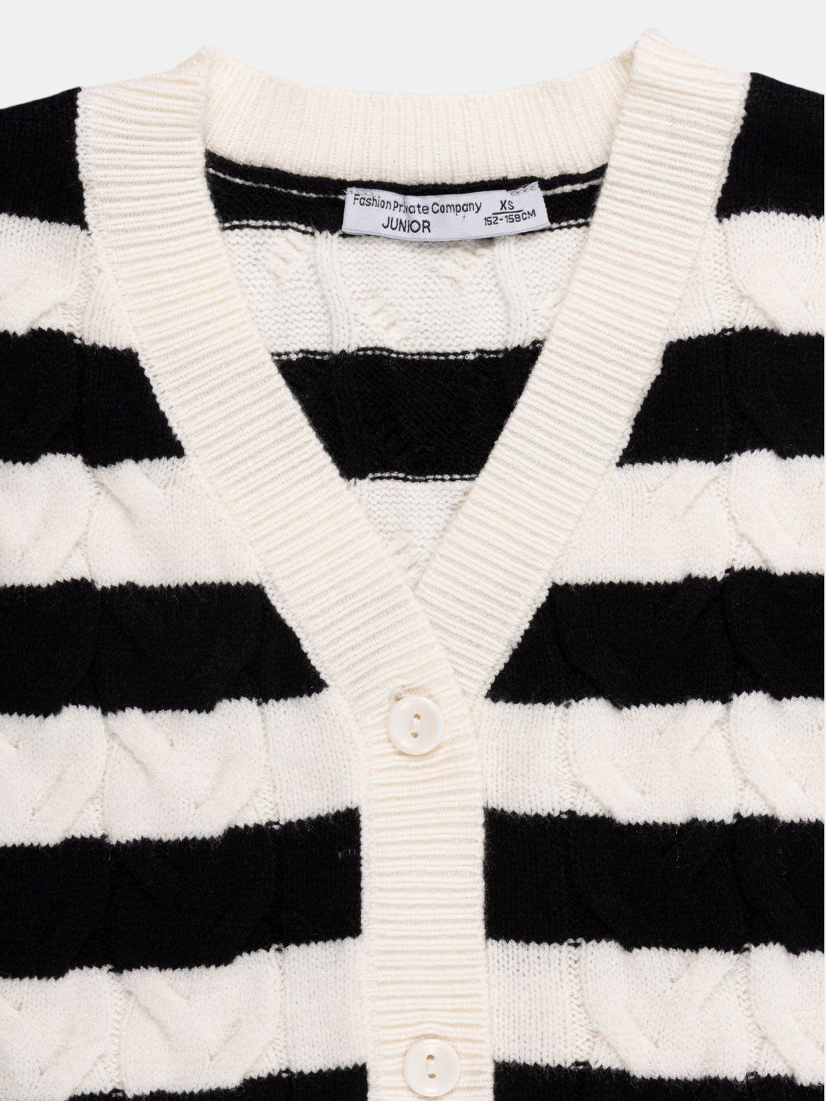 Gilet rayé sans manches fille (XXS-M) Gilet rayé sans manches fille (XXS-M)