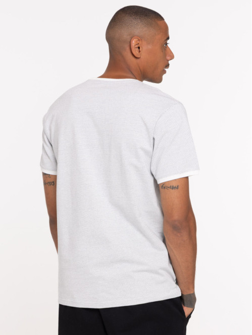 Tee-shirt col V fausse...
