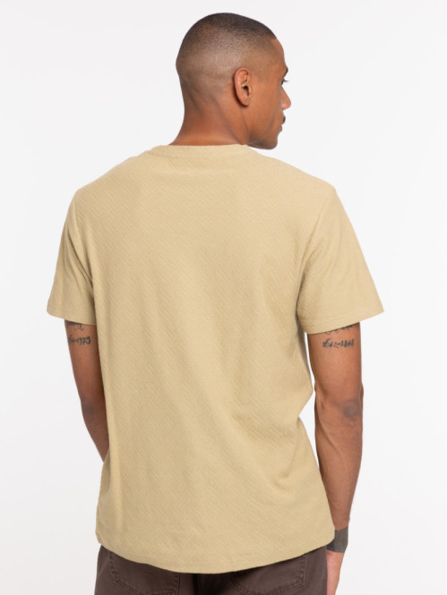T-shirt gris verdâtre...