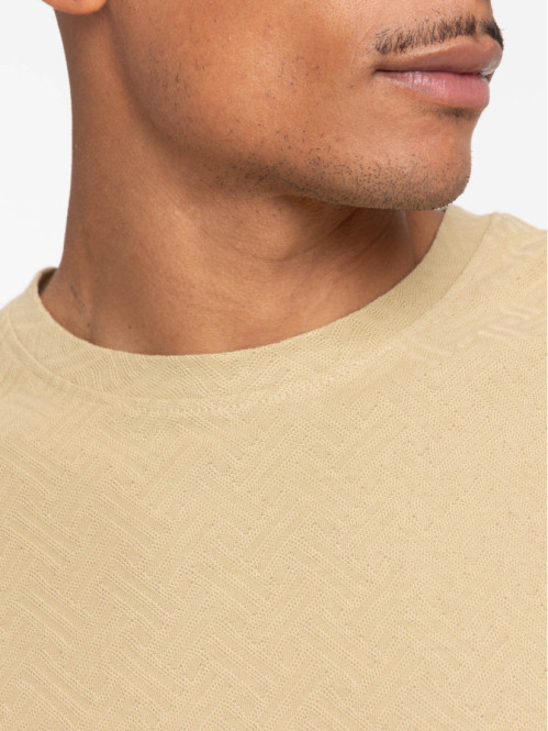 T-shirt gris verdâtre...