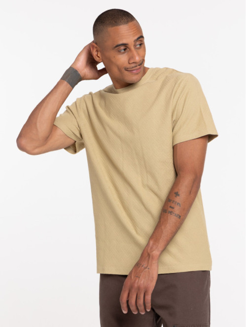 T-shirt gris verdâtre...