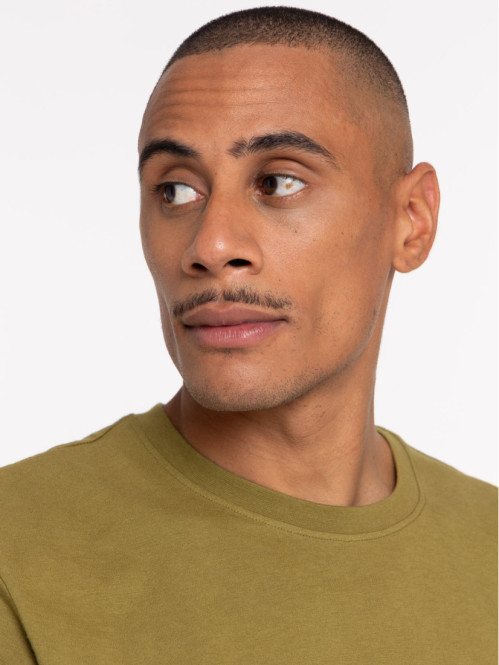 T-shirt col rond uni homme