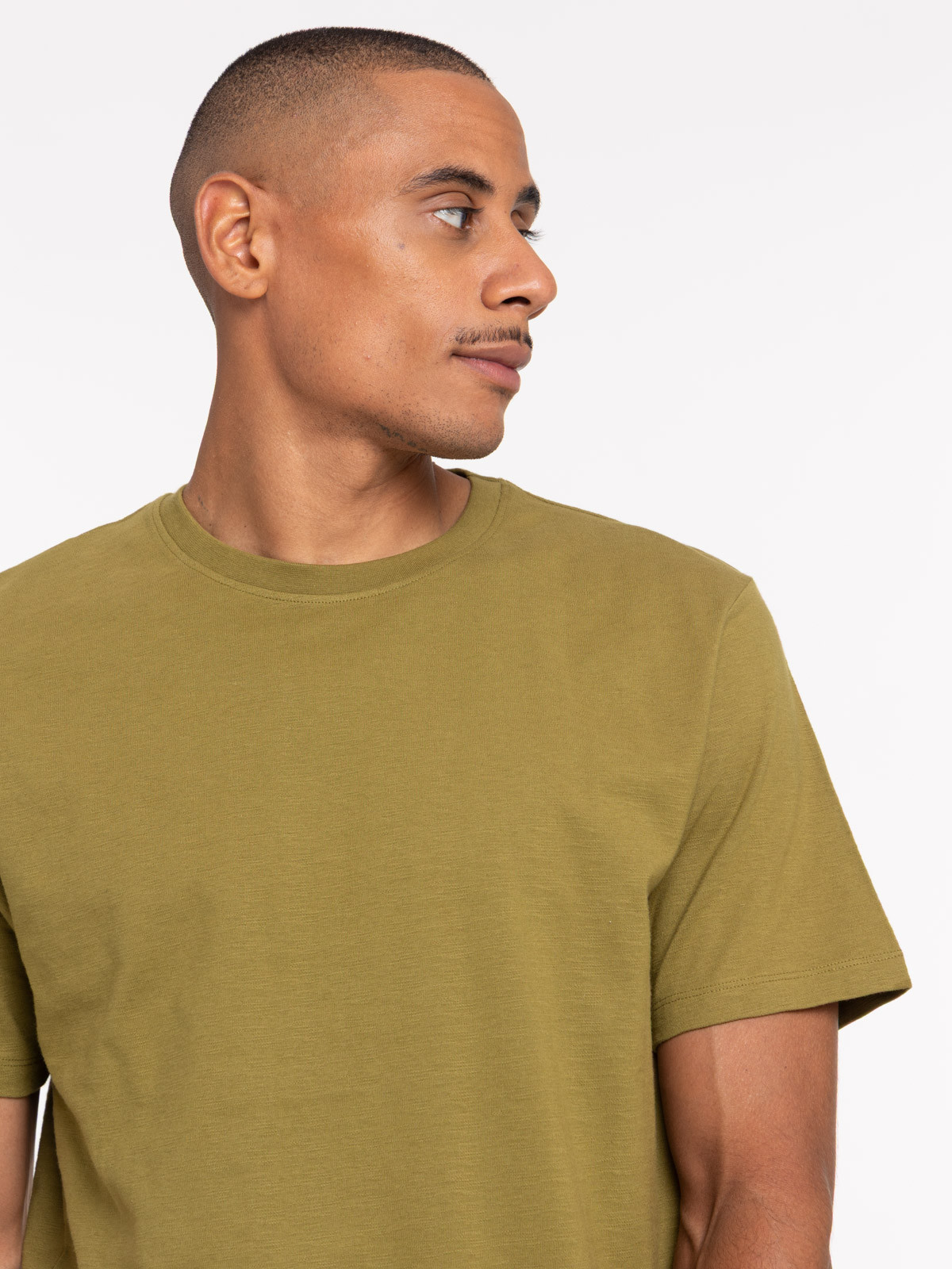 T-shirt col rond uni homme