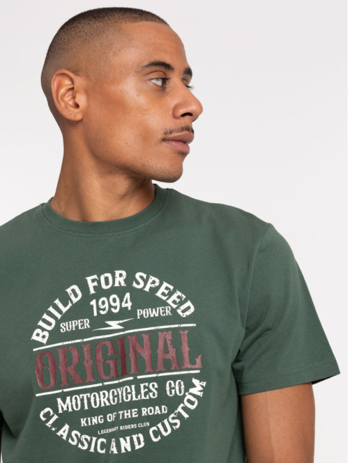 T-shirt imprimé motorcycles...