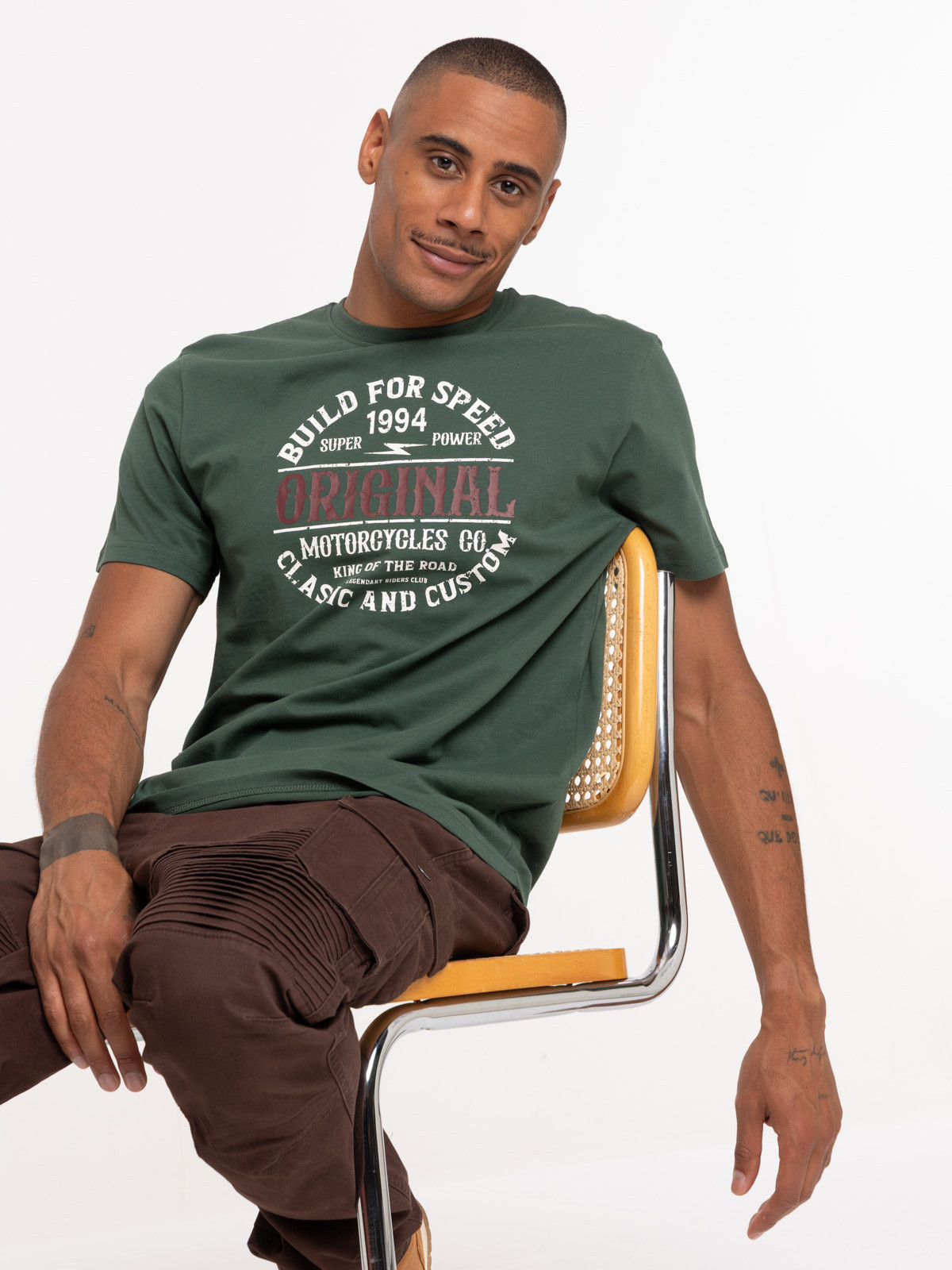 T-shirt imprimé motorcycles homme T-shirt imprimé motorcycles homme