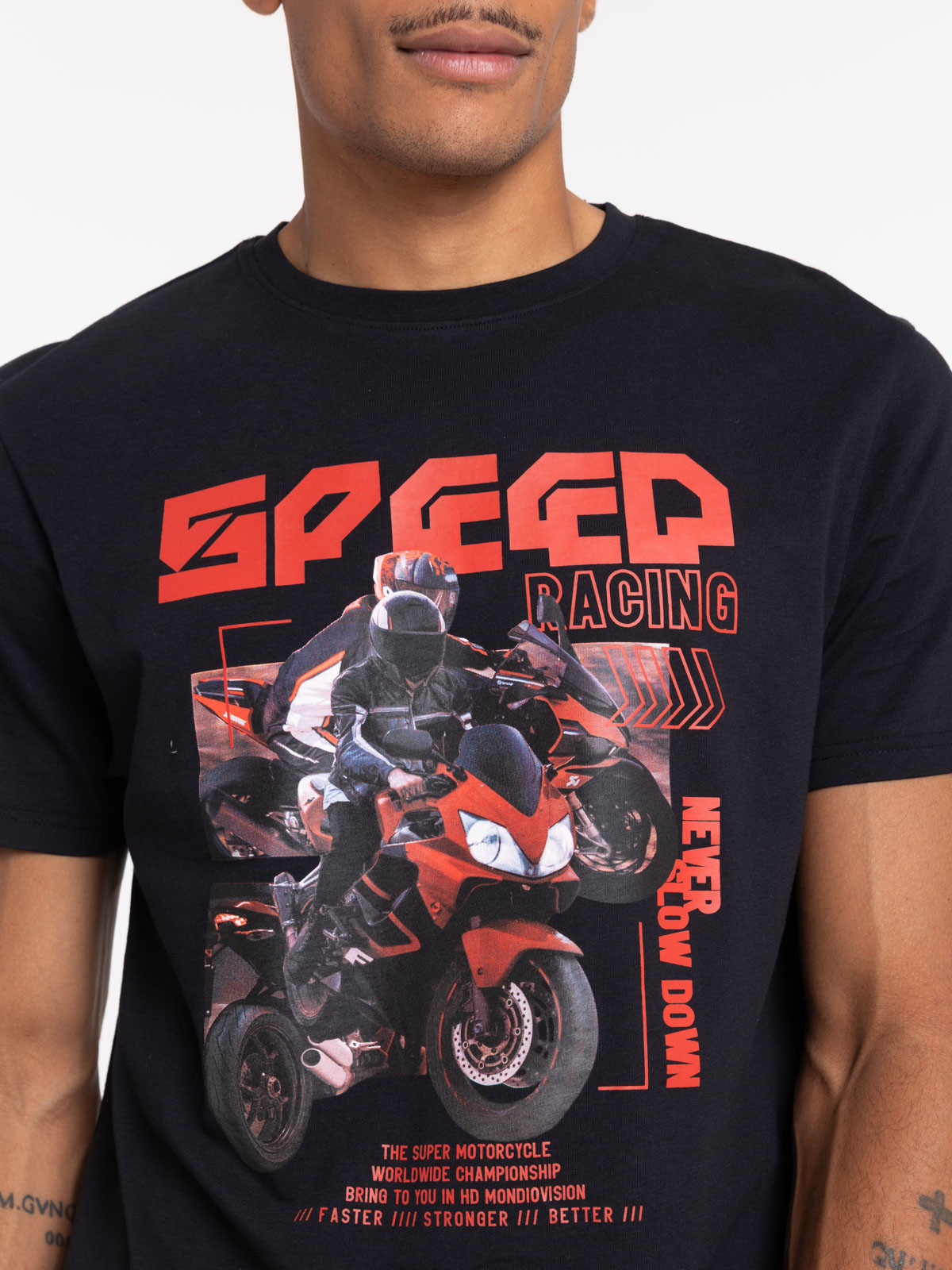 Tee-shirt manches courtes moto homme Tee-shirt manches courtes moto homme