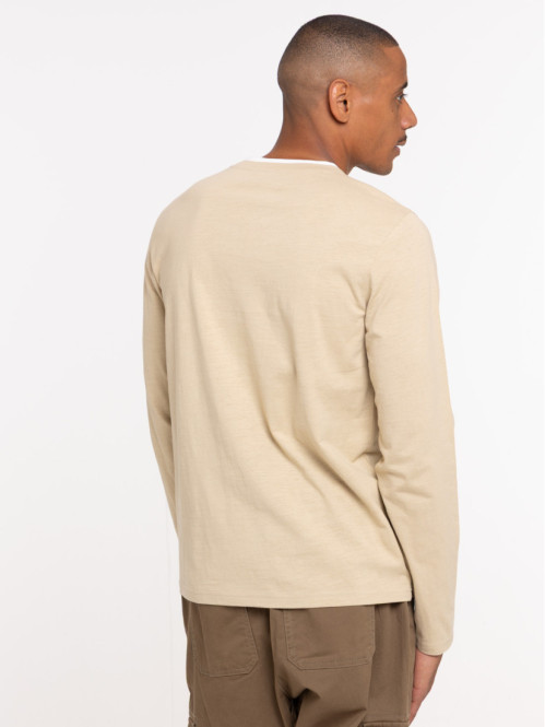 T-shirt double col homme