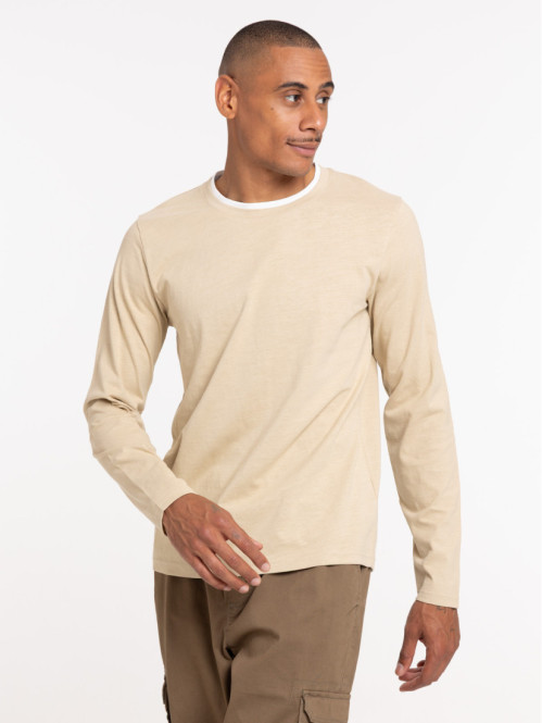T-shirt double col homme