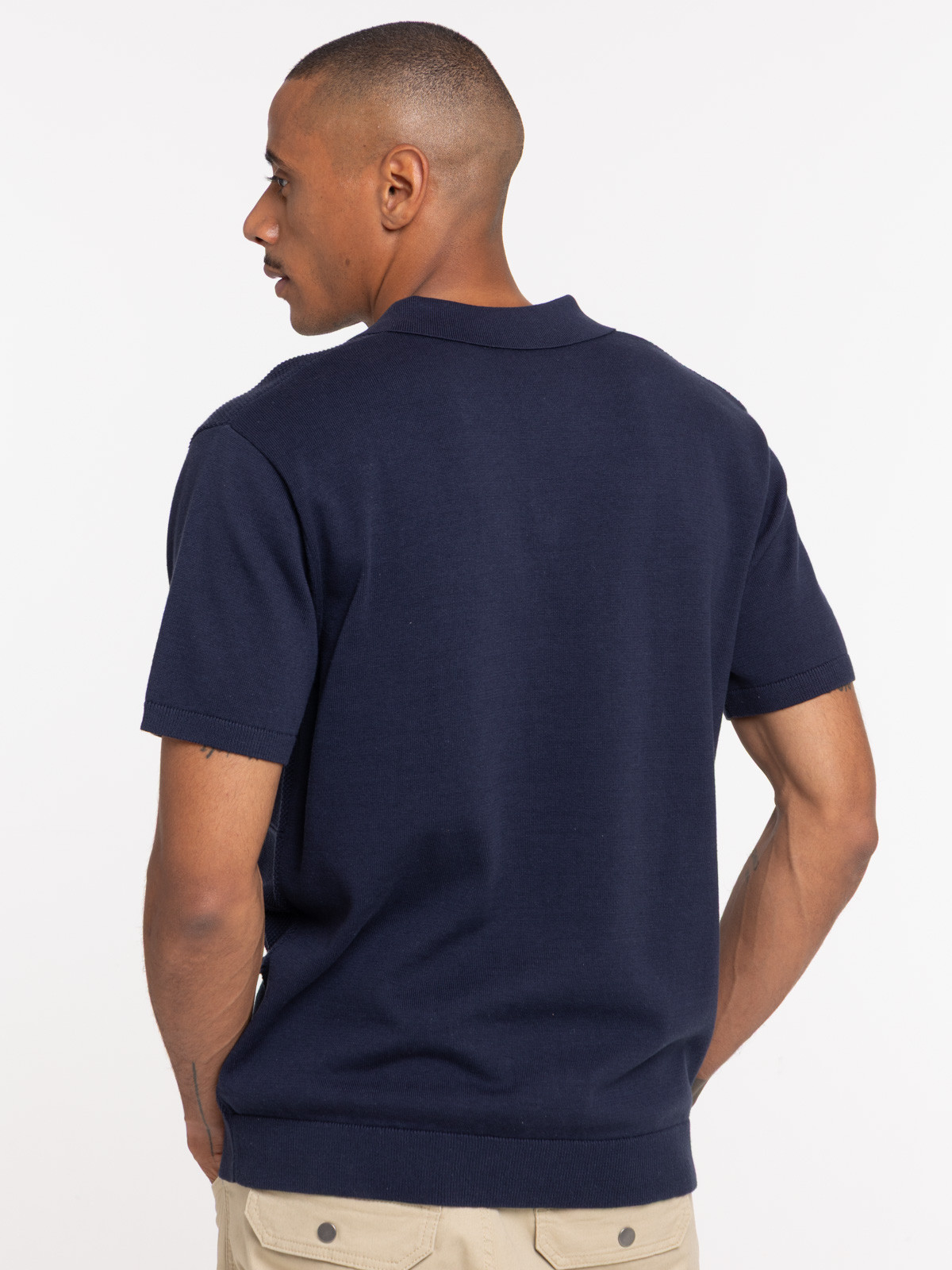 Polo en maille dark iris homme Polo en maille dark iris homme