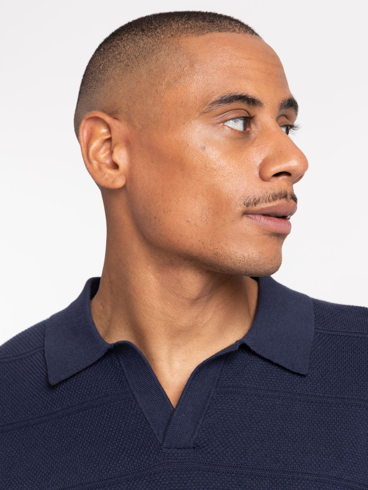 Polo en maille dark iris homme Polo en maille dark iris homme