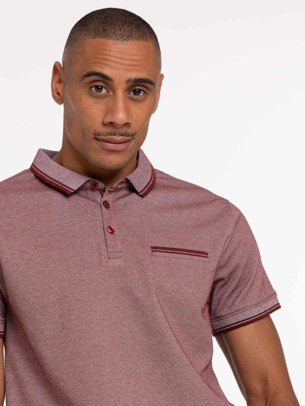 Polo manches courtes wine homme Polo manches courtes wine homme
