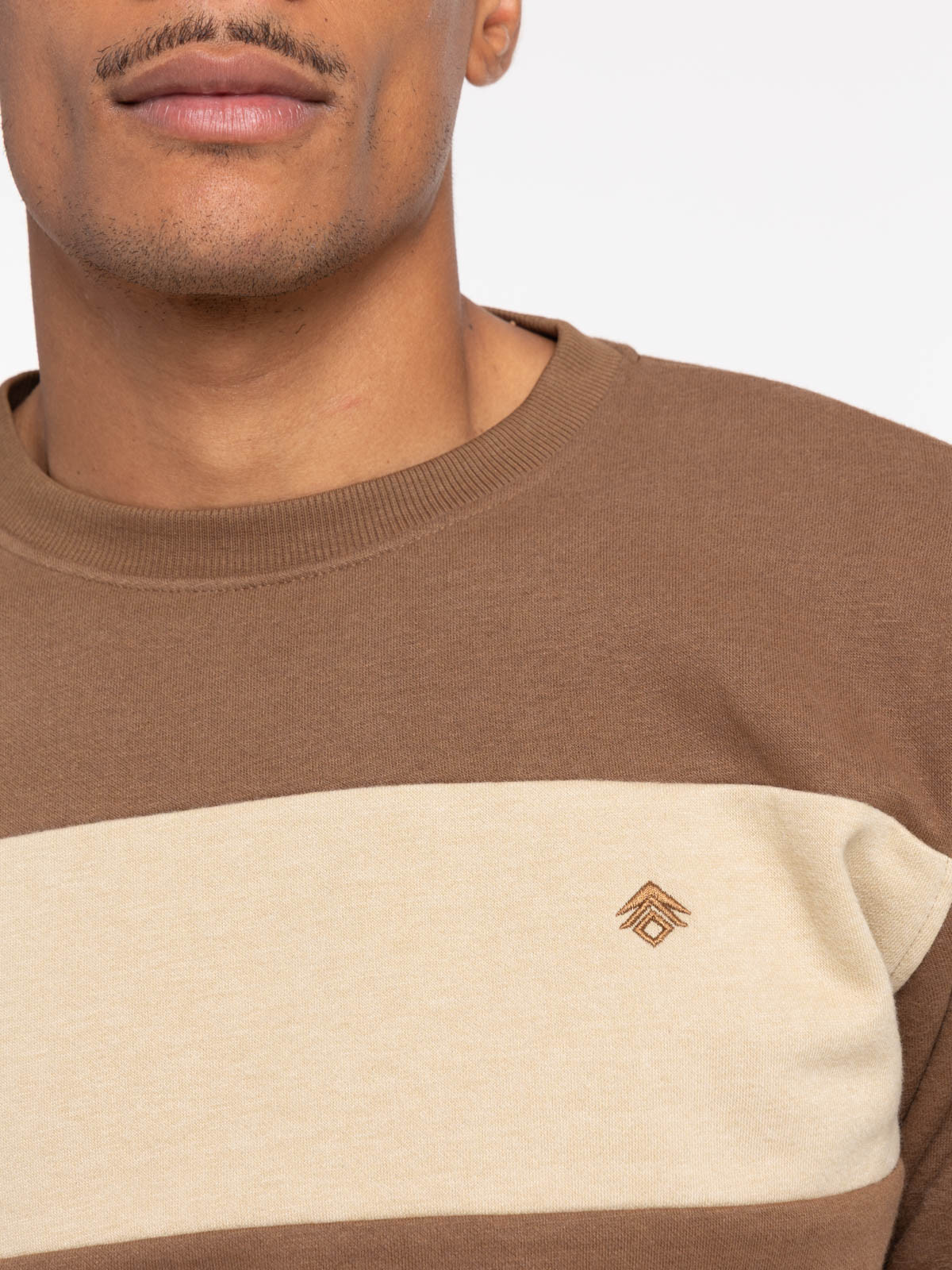 Sweat bicolore col rond homme Sweat bicolore col rond homme