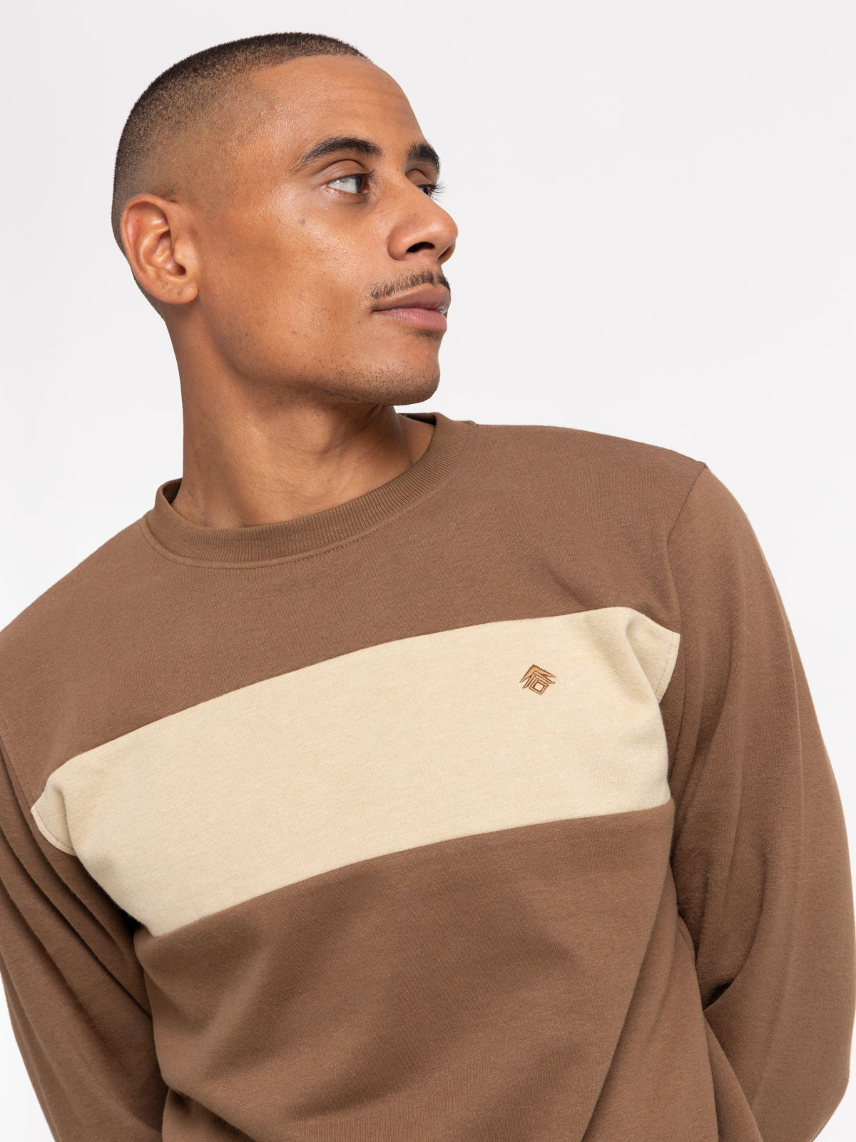Sweat bicolore col rond homme Sweat bicolore col rond homme
