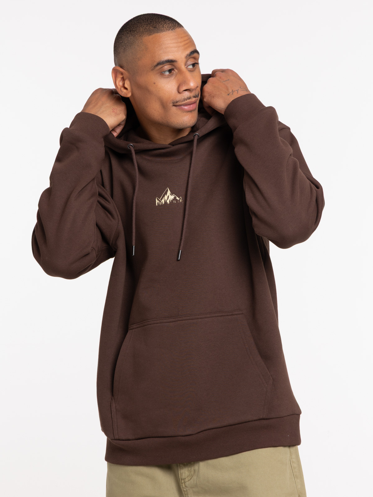 Sweat capuche motif devant et dos homme Sweat capuche motif devant et dos homme