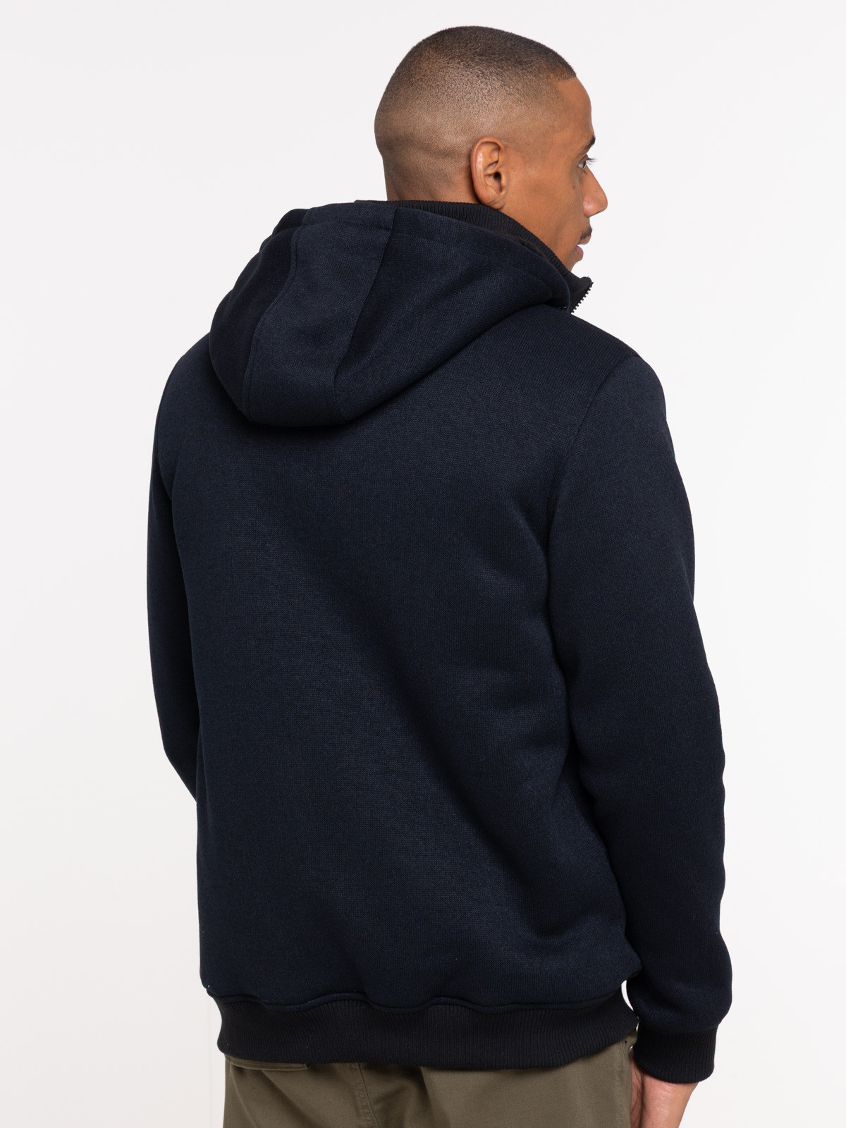 Sweat zippé polaire marine navy homme Sweat zippé polaire marine navy homme