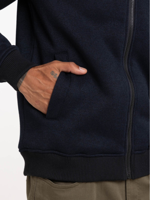 Sweat zippé polaire marine...