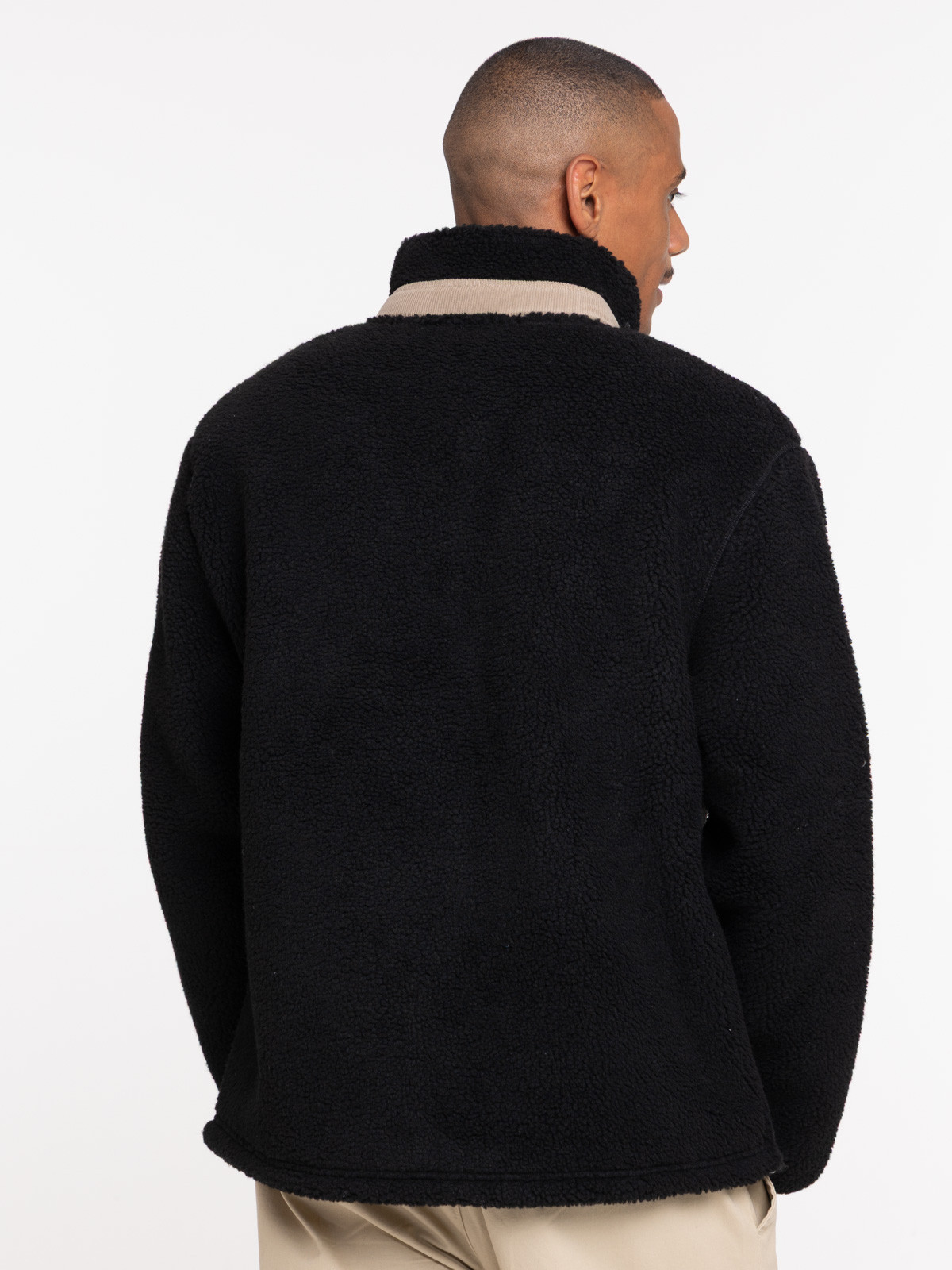 Sweat sherpa noir homme Sweat sherpa noir homme
