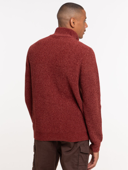 Pull chenille col montant...