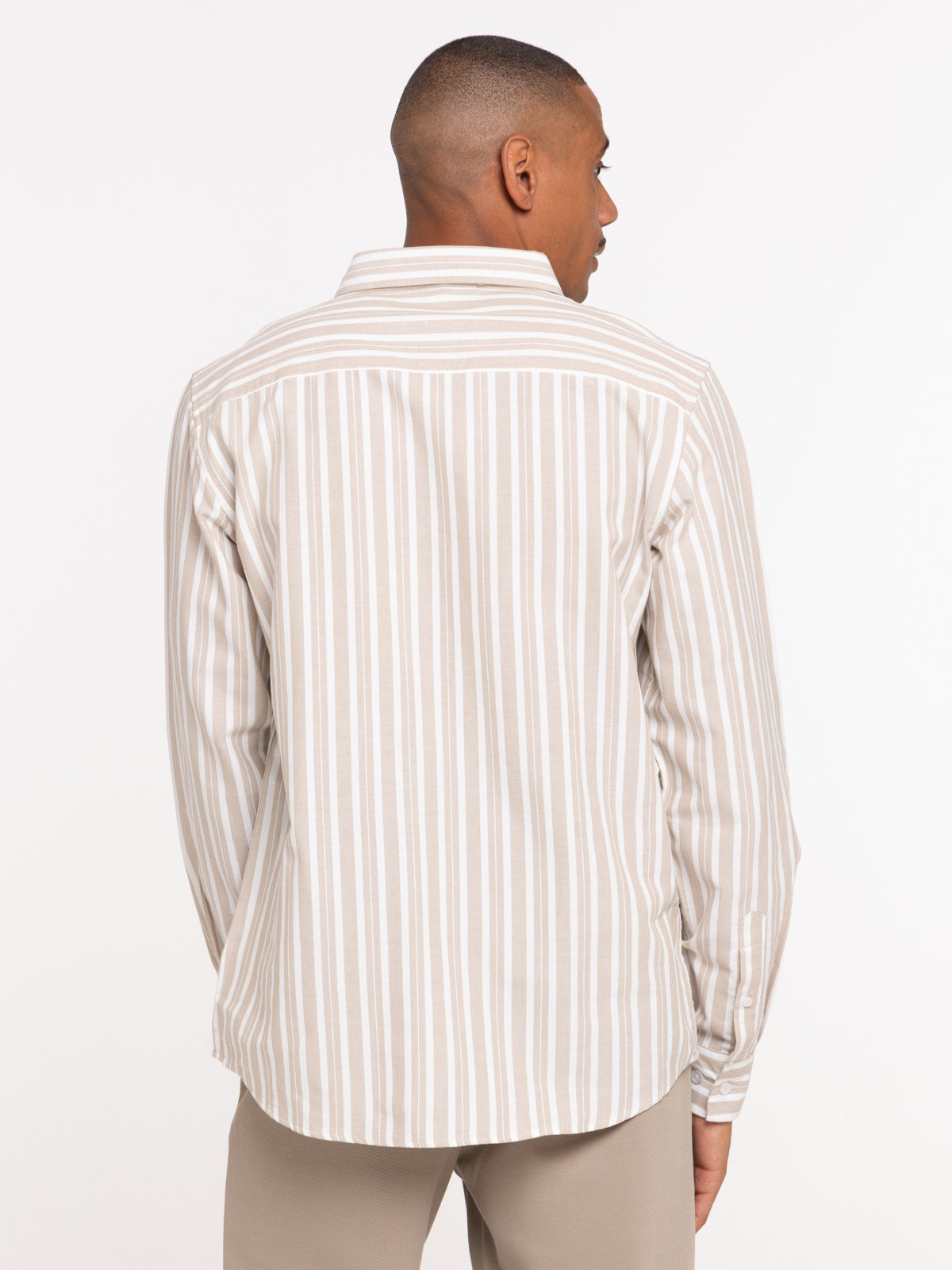 Chemise rayée manches longues homme Chemise rayée manches longues homme