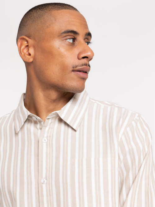 Chemise rayée manches...