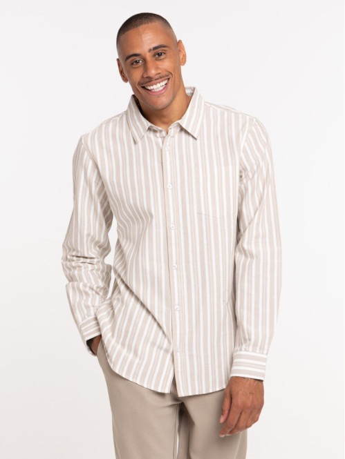 Chemise rayée manches...