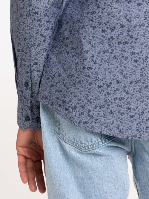 Chemise fleurie col...