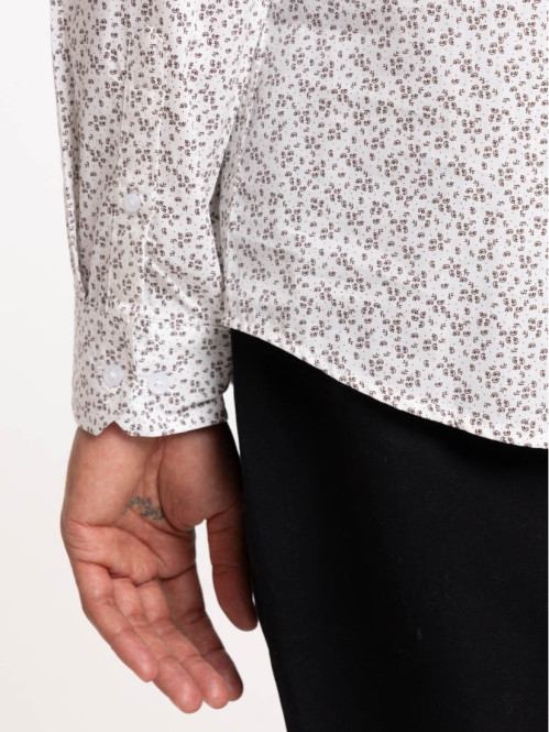 Chemise homme imprimé fleuri