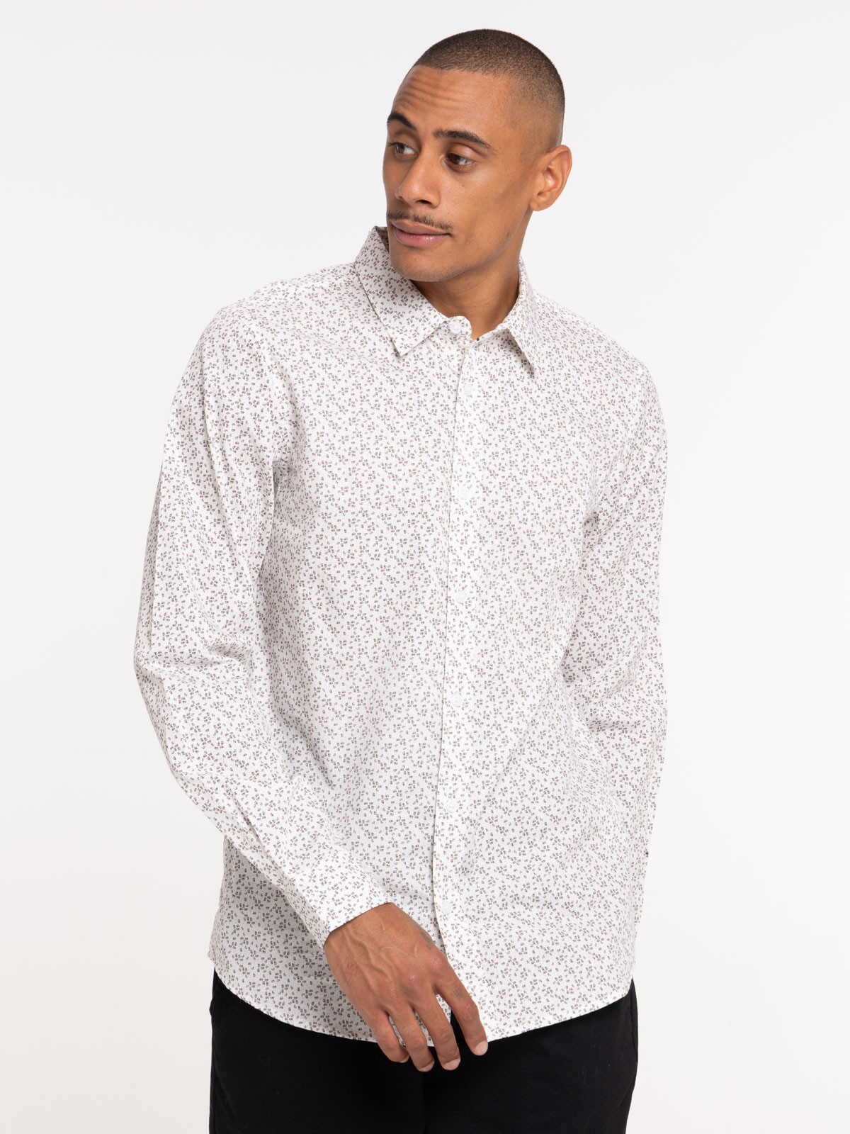 Chemise homme imprimé fleuri
