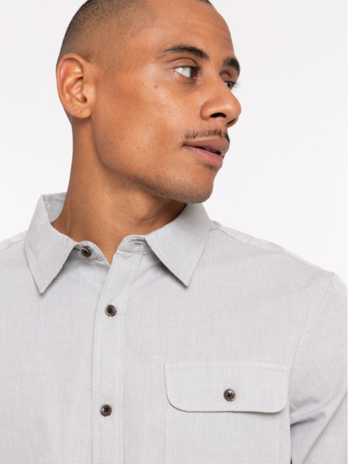 Chemise grise manches...