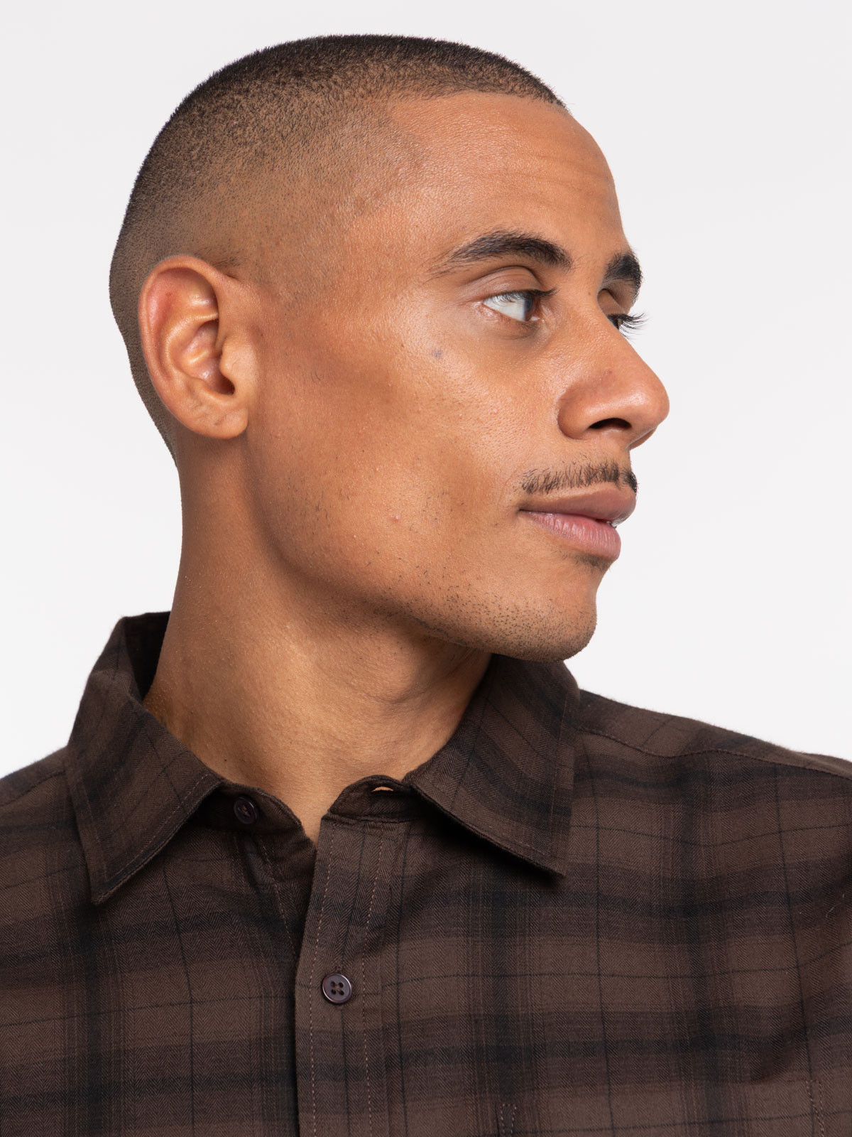 Chemise à carreaux homme