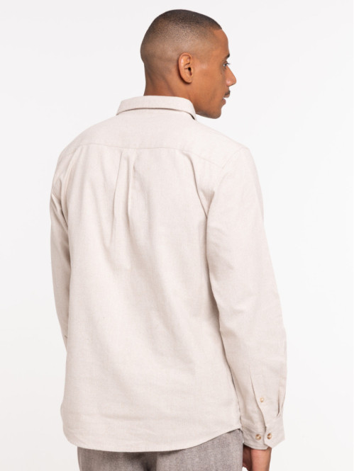 Chemise unie manches...