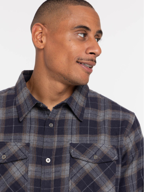 Chemise à carreaux homme