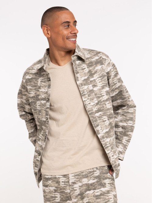Surchemise camouflage homme