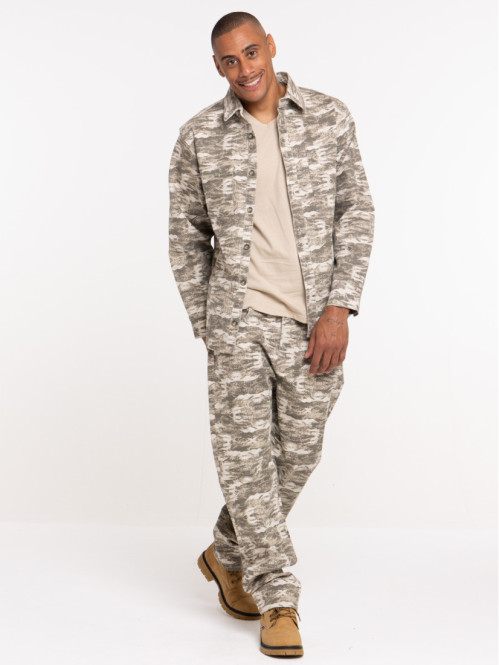Surchemise camouflage homme