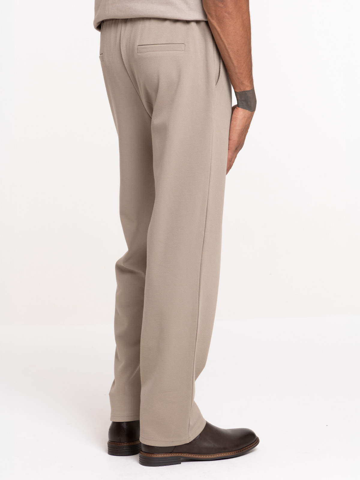 Pantalon ville taupe homme