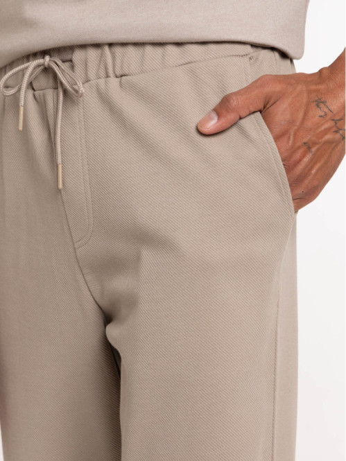 Pantalon ville taupe homme