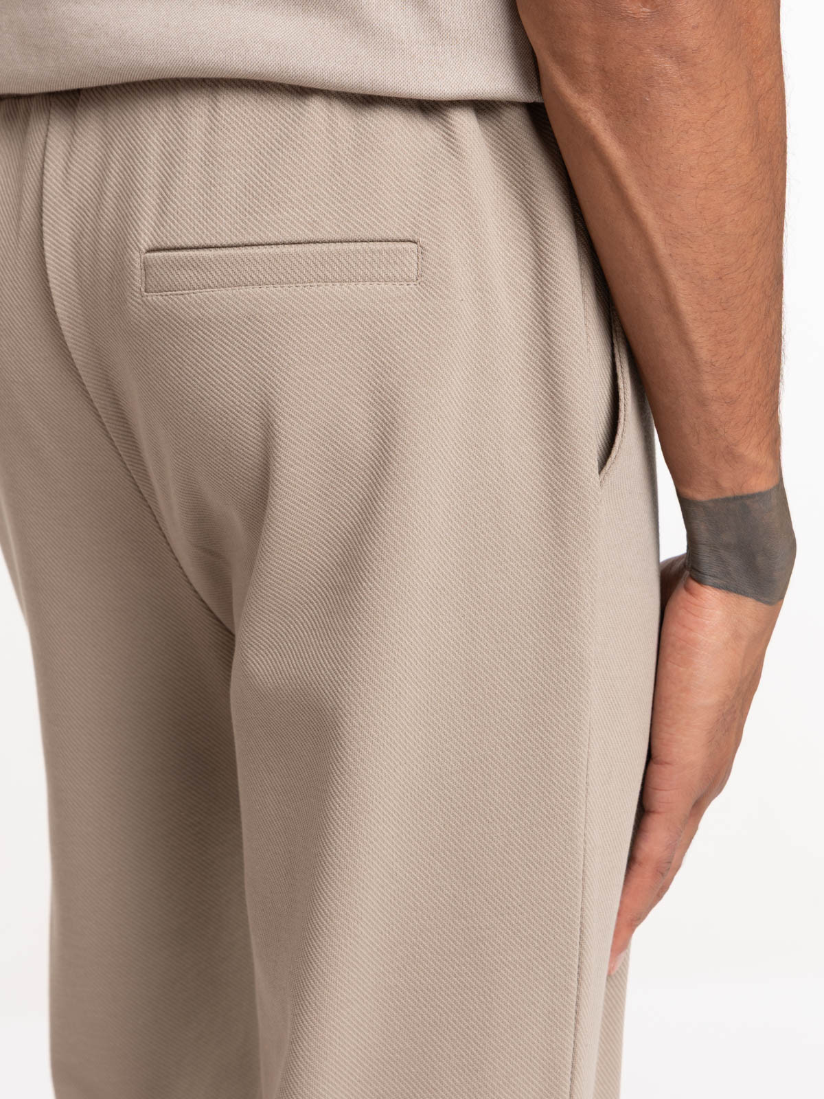 Pantalon ville taupe homme