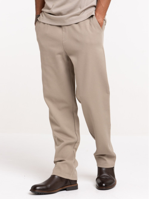Pantalon ville taupe homme