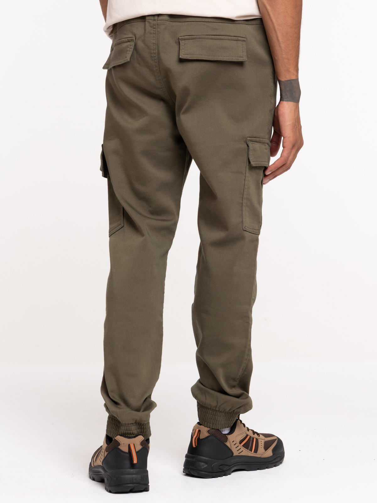 Pantalon cargo kaki homme