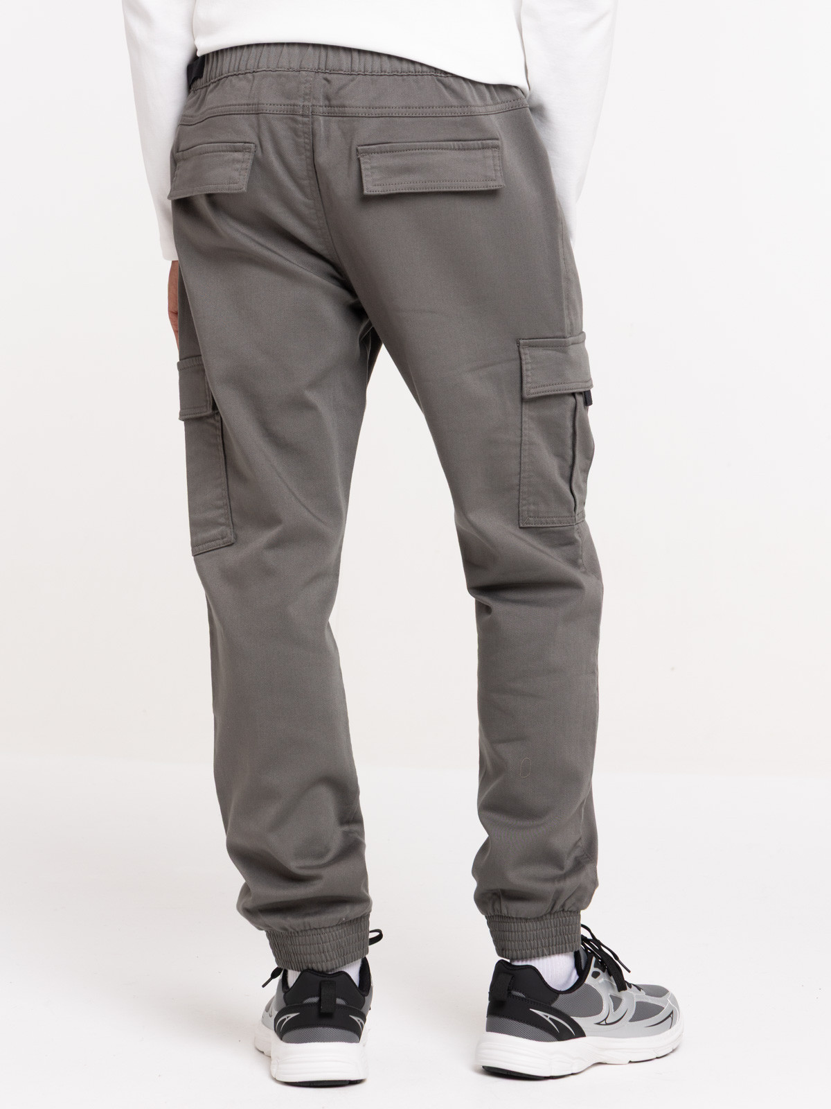 Pantalon cargo coloris gunmetal homme