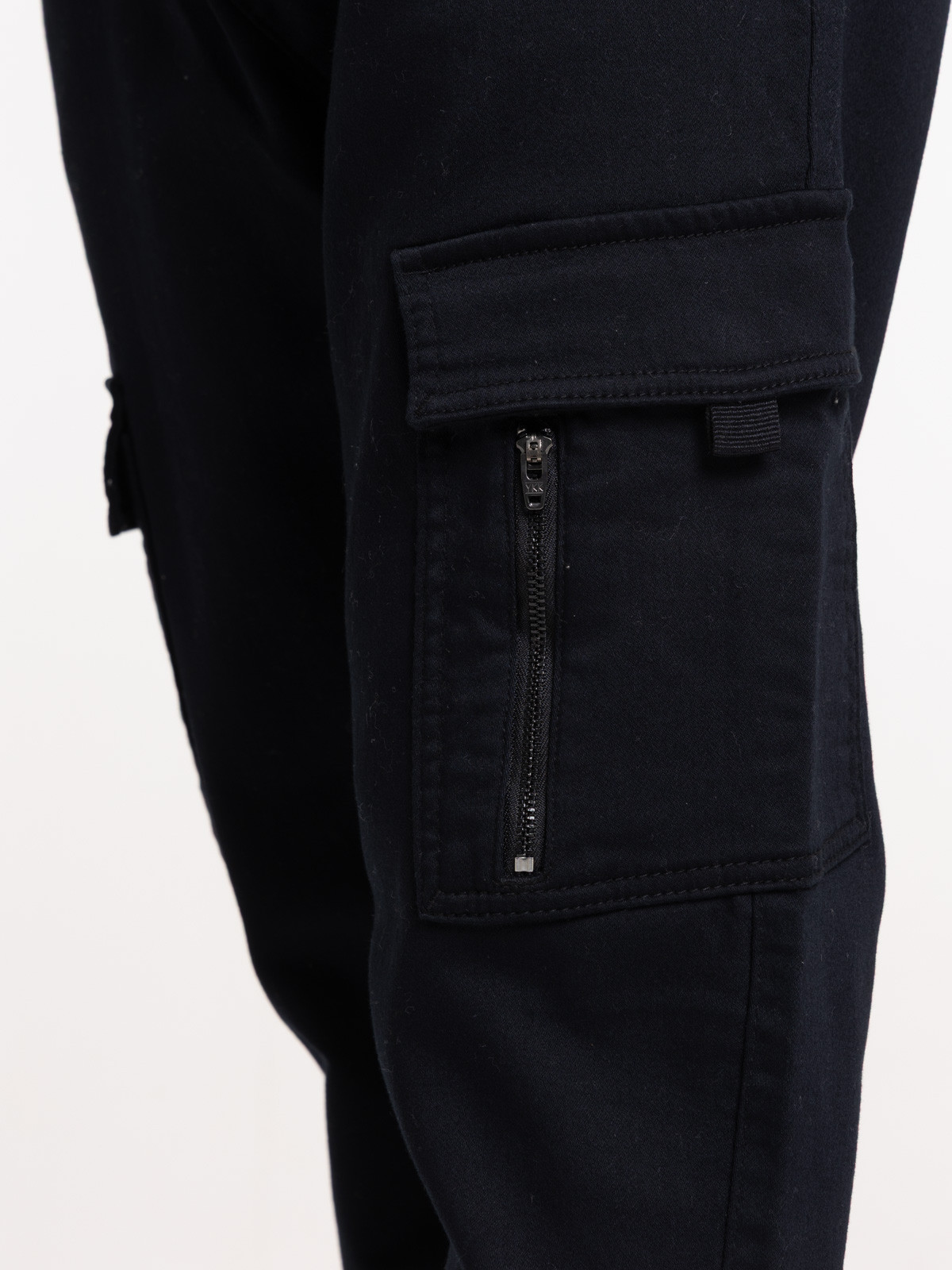 Pantalon cargo coloris noir homme
