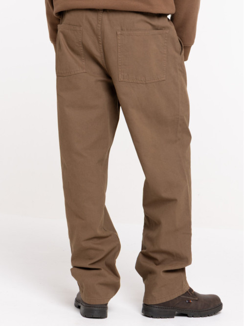 Pantalon coloris peanut homme
