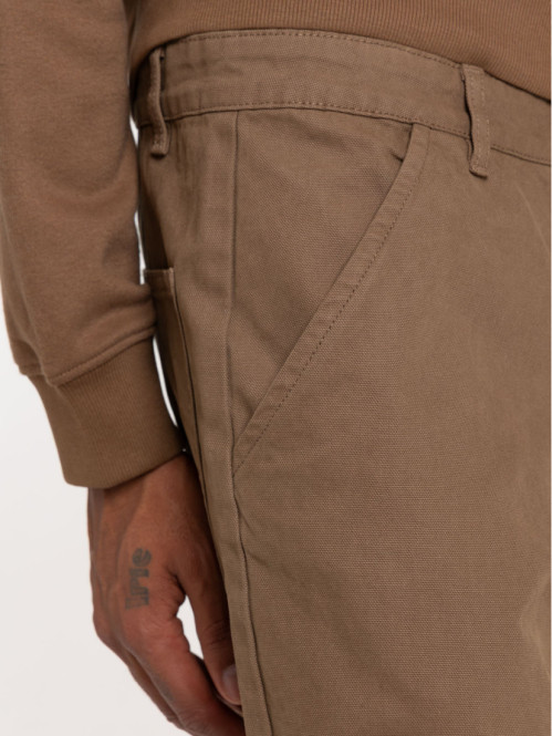 Pantalon coloris peanut homme