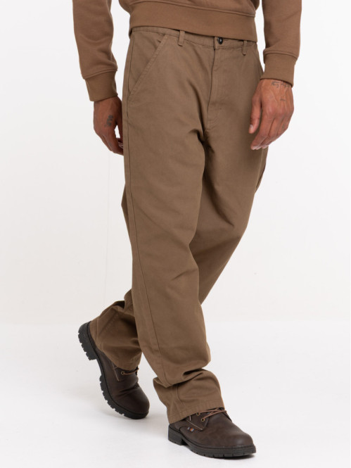 Pantalon coloris peanut homme