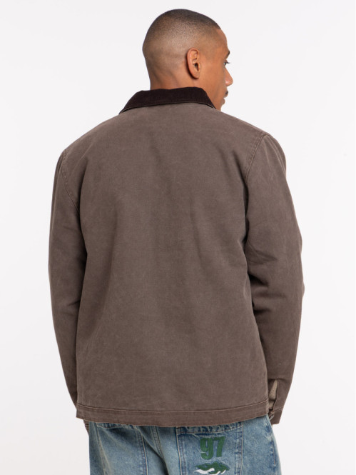 Veste col velours homme